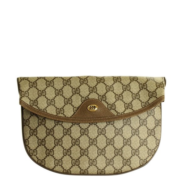 Gucci Handbags - Gucci Vintage GG Canvas Clutch Bag 202517